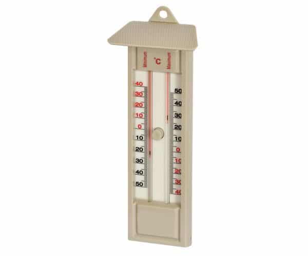 Tfa 10.3014.02.01 Thermomètre Mini-Maxi Extérieur de Jardin PLASTIQUE Blanc 