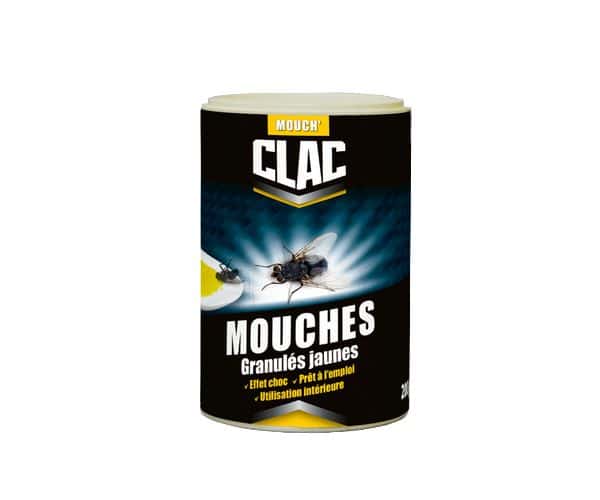 INSECTICIDE ANTI MOUCHES & MOUCHERONS EN GRANULES