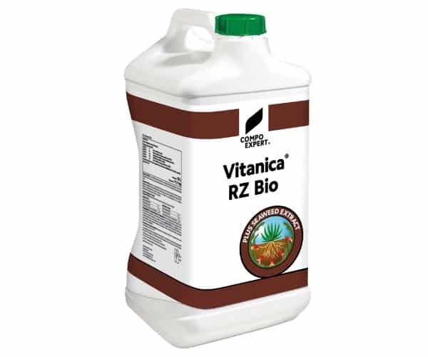 Vitanica RZ BIO est un engrais liquide à actions biostimulantes pour gazons et végétaux d’ornement. Utilisable en Agriculture Biologique