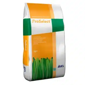 Sac de semences de gazon Sport Plus ICL de 10 kg, emballé dans un sac robuste orange, vert et blanc, avec des graphiques clairs indiquant la marque et le type de semence.