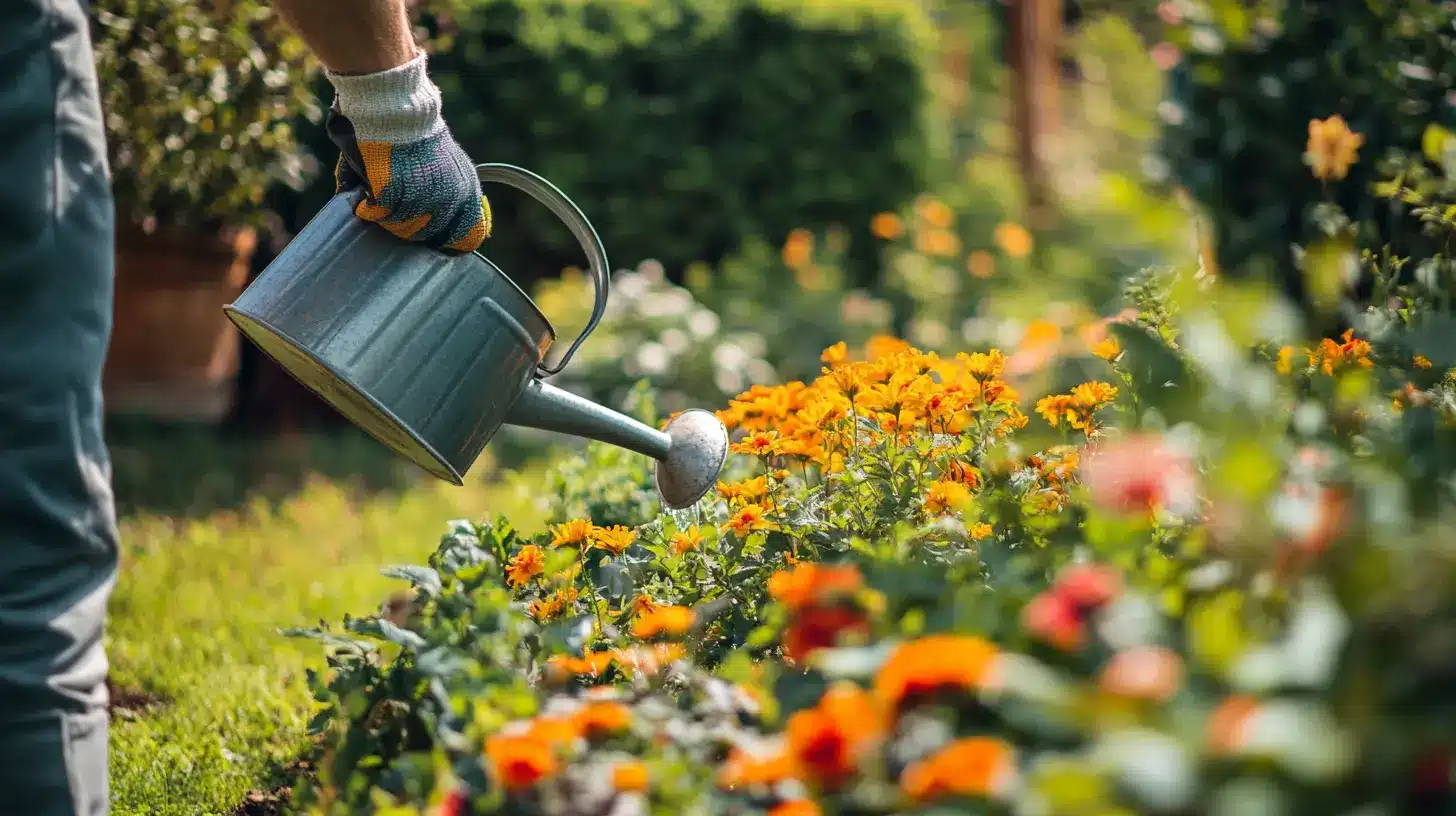 Variétés colorées de fleurs du potager